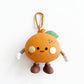 2-Piece Womens Pouch Bag Charm with Hanging Clip and Character Design