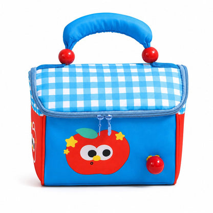 Kids Cartoon Lunch Bag with Padded Handle and Zipper Closure