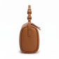 Barrel Shoulder Bag with Adjustable Strap and Top Zipper Closure 7.5x4.5x3in