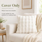 Plush Shaggy Decorative Throw Pillow Cover Soft Accent Cushion Cover for Sofa Bed