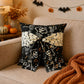 Halloween Throw Pillow Cover with Decorative Bow 18 x 18 Inch