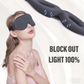3D Contoured Sleep Eye Mask for Women and Men Adjustable Strap Light Blocking Eye Cover