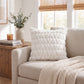 Plush Heart Textured Throw Pillow Cover Soft Fuzzy Decorative Cushion Cover for Sofa Bed Chair