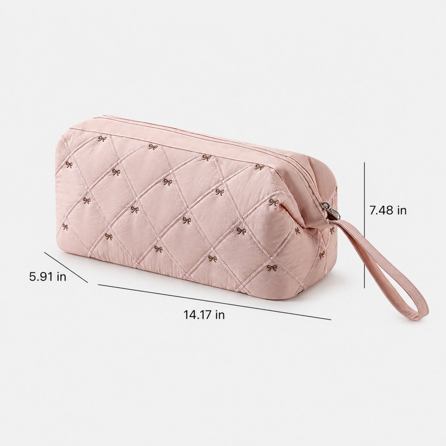 Hair Dryer Travel Storage Bag Large Cosmetic Organizer with Wrist Strap