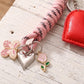 Decorative Bag Charm and Keychain with Rope Strap and Charms