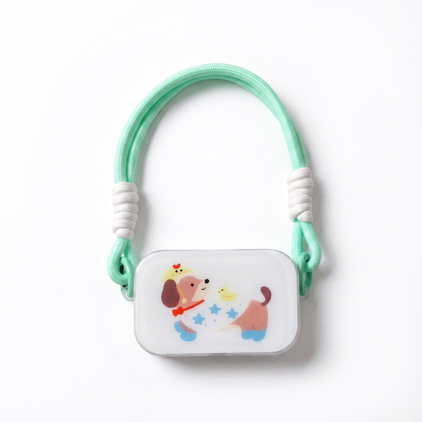 Dachshund Graphic Clear Phone Case Design with Cord Strap Compatible with all iPhone 14 and later models