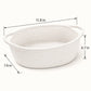 Round Woven Cotton Cord Storage Basket Set of 2