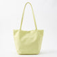 Oversized Lightweight Tote Bag with Long Shoulder Straps and Soft Slouchy Shape 12x9x6in