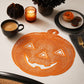 Halloween Pumpkin Cutout PVC Waterproof Non-Slip Placemat