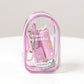 Portable Stationery Supply Set with Clear Zipper Case for School and Office Use 4.2x2.5x1.5 in