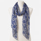 Lightweight Abstract Floral Sheer Long Scarf