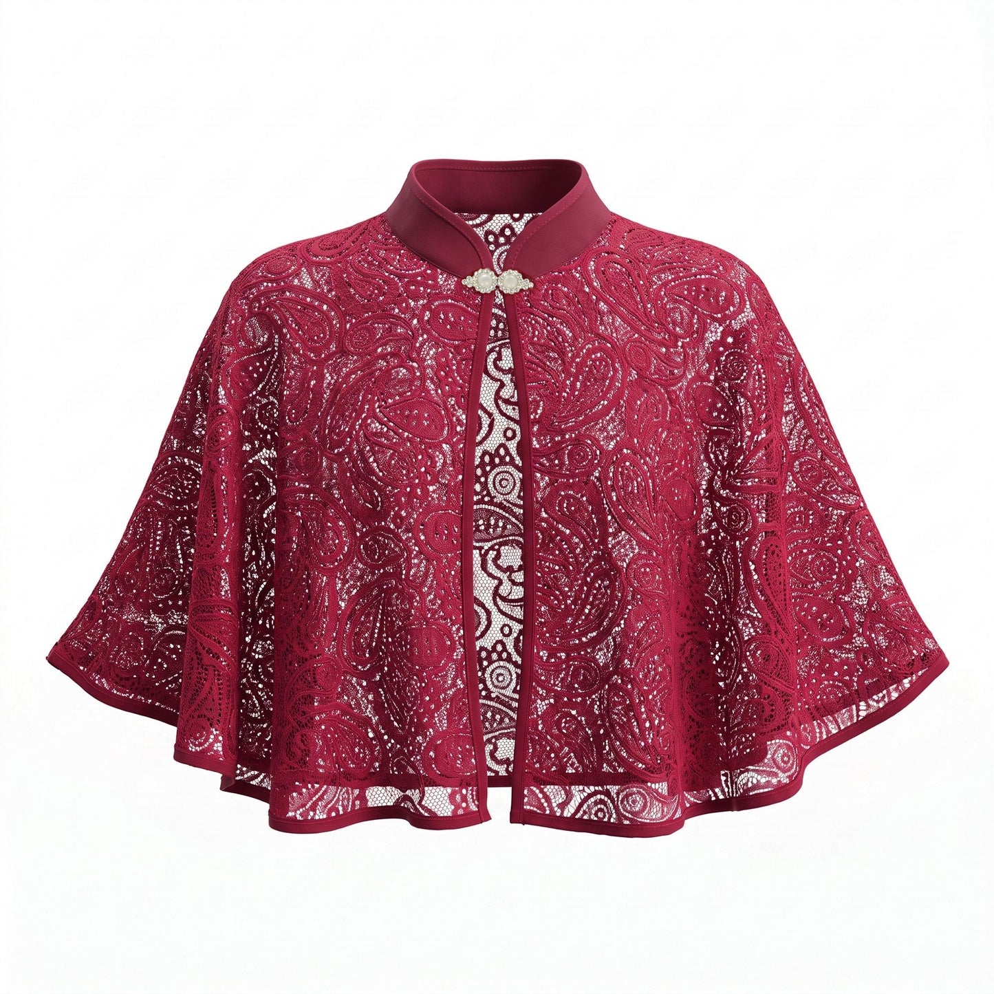 Sheer Lace Scarf Wrap Cape Style Shoulder Cover for Dresses