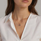 Open Heart Pendant Necklace Minimalist Outline Heart Chain Jewelry
