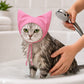 Cat Bathing Hood with Adjustable Drawstring Ear Cover