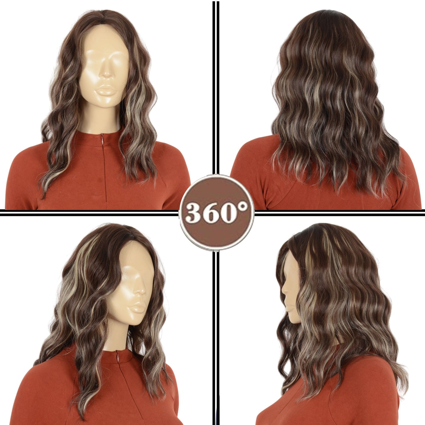 Synthetic Wavy Bob Wig with Curtain Bangs Short Curly Hair for Daily Wear