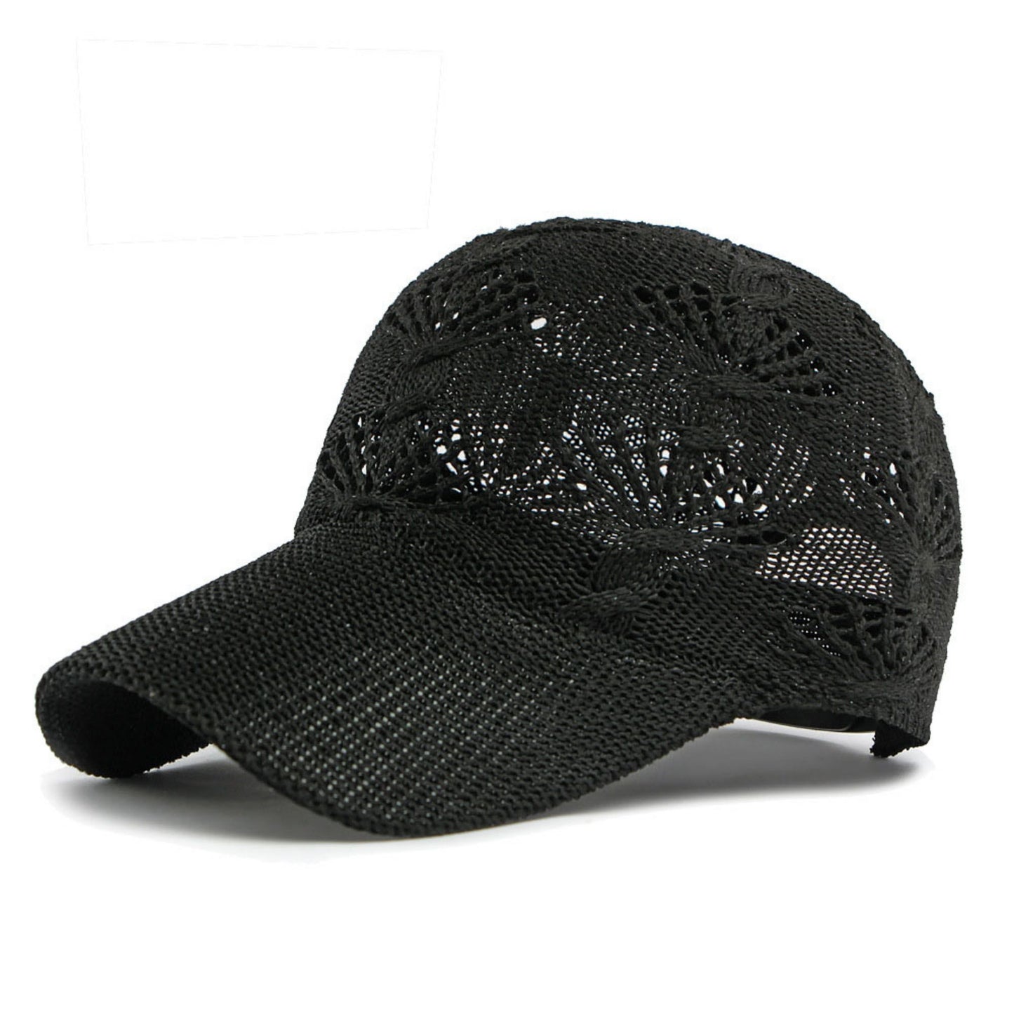 Women's Crochet Knit Baseball Cap Breathable Openwork Lightweight Casual Hat