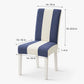 Two Tone Stretch Dining Chair Cover with Textured Jacquard Design