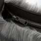 Faux Fur Shoulder Bag Vintage Belted Underarm Bag