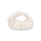 Soft Plush Bow Faux Fur Handbag Stylish Daily Shoulder Bag