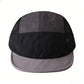 Short Brim Lightweight Mesh Panel Adjustable Five Panel Cap