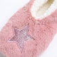 Fuzzy Star Slipper Socks