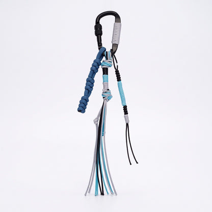 Carabiner Cord Tassel Backpack Charm Keychain
