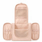 Hanging Toiletry Bag Travel Cosmetic Organizer with Mesh Pockets Side Compartments and Carry Handle