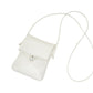 Leather Phone Crossbody Bag with Flap Closure Slim Wallet Design and Adjustable Strap