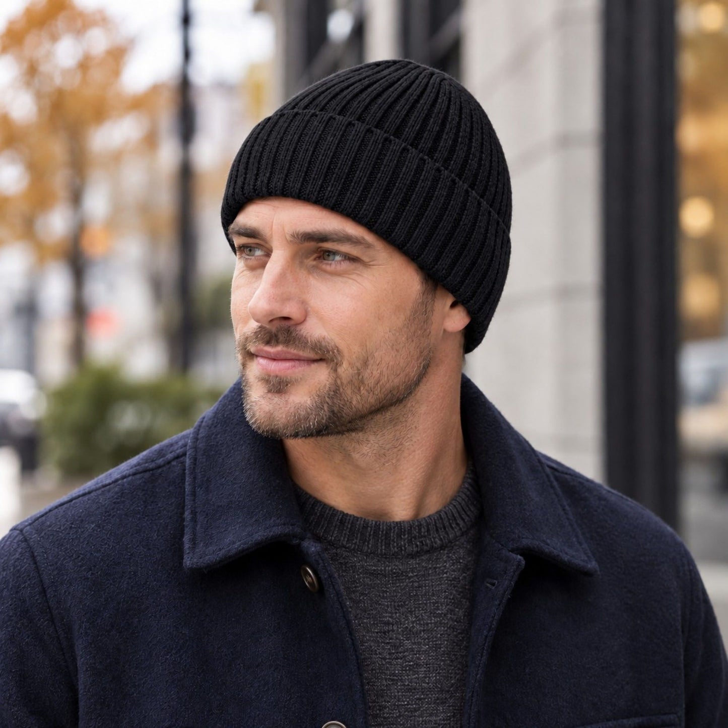 Thickened Warm Knit Beanie Winter Slouchy Cold Weather Cap