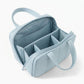 Travel Makeup Bag with Dividers and Carry Handles