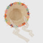 Colorful Butterfly - Embellished Straw Sun Hat