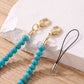 Beaded Phone Wrist Strap with Removable Clasps