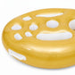 Gold Inflatable Pool Serving Float with Cup Holders and Snack Trays