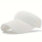 Women's Knit Visor Hat Breathable Stretch Sun Visor Cap Lightweight Athletic Hat