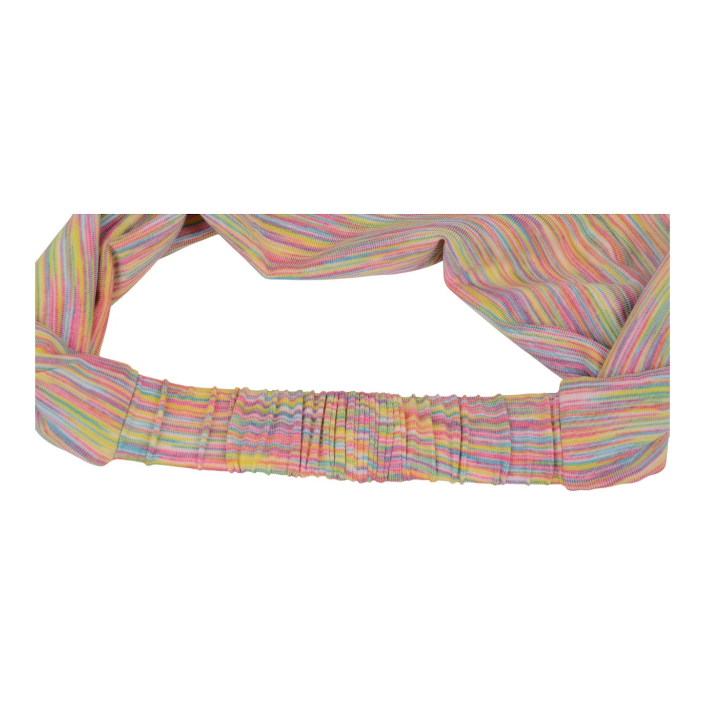 Stretchy UV Protection Sports Visor Hat Lightweight Rainbow Stripe Design for Hiking Beach Running Outdoor Travel