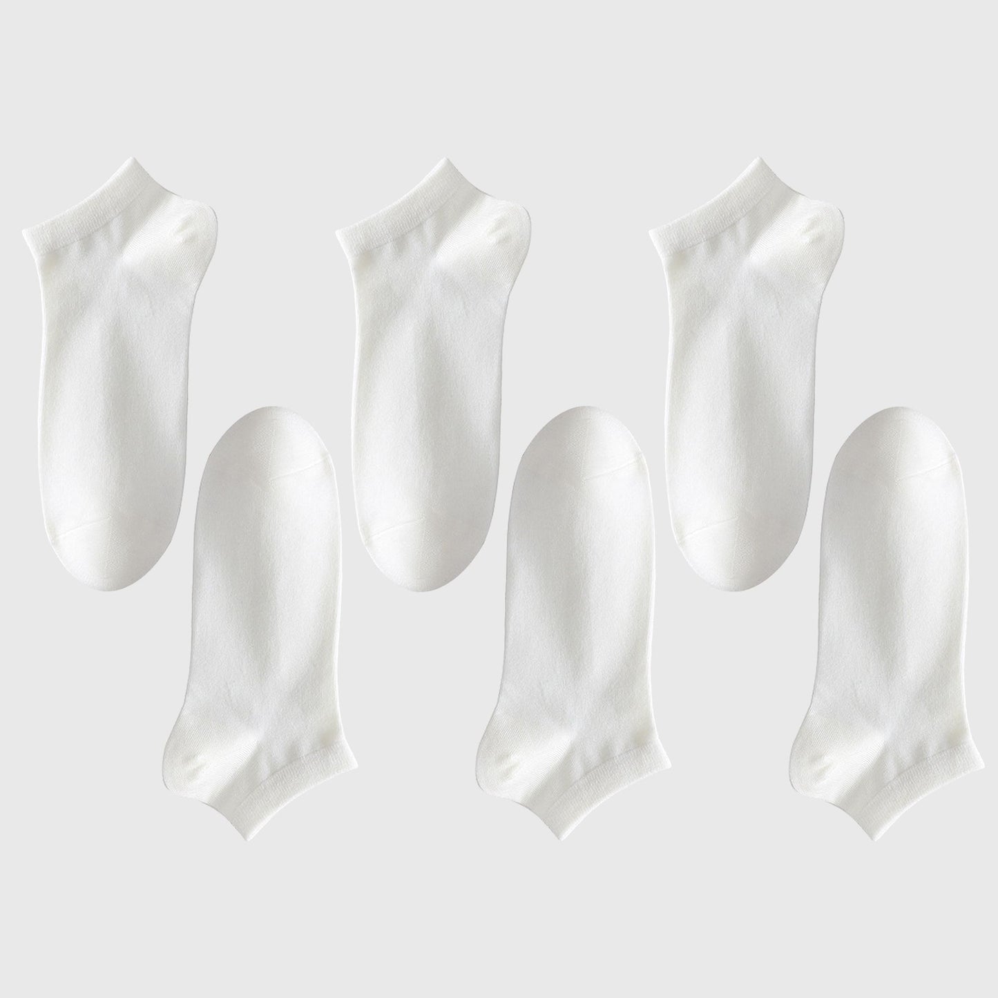 Men's Ankle - Length 6pk Comfort Casual Cotton Socks