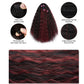 Curly Ponytail Extension Drawstring Ponytail Extension 16 Inch Kinky Curly Pony Tail Hair Extensions Fake Hairpieces Mixed Wine Red