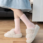 Women's 3-Pack Anti-Slip Fuzzy Grip Socks for Cozy Indoor Comfort