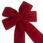 5pc Velvet Christmas Bows with Long Tails