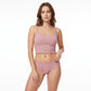 2 Pack Ribbed Floral Lace Hipster Underwear