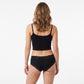 2 Pack Ribbed Floral Lace Hipster Underwear