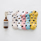 Adorable Cat - Print No Show Socks Soft for Casual 5Pk