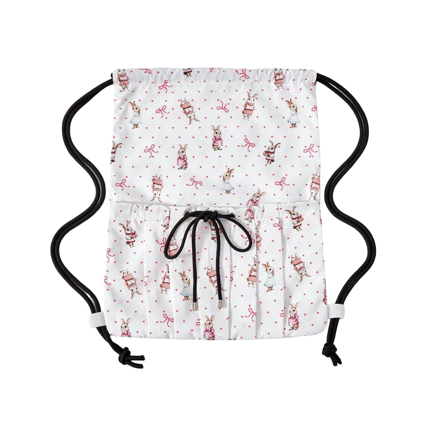 Printed Drawstring Backpack for Women, Large Capacity Lightweight Everyday Bag