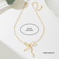 Women's Bow - Shaped Pendant Necklace