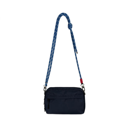 Small Nylon Crossbody Bag with Rope Strap