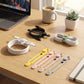 6 Pack Silicone Cable Organizer Clips Reusable Cord Management Straps for Charging Cables Headphones Office Desk Travel Accessories