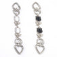2 Piece Tulip Charm Set for Phone Cases Bags and Keys
