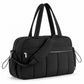 Nylon Travel Tote Gym Bag with Pockets and Shoulder Handles