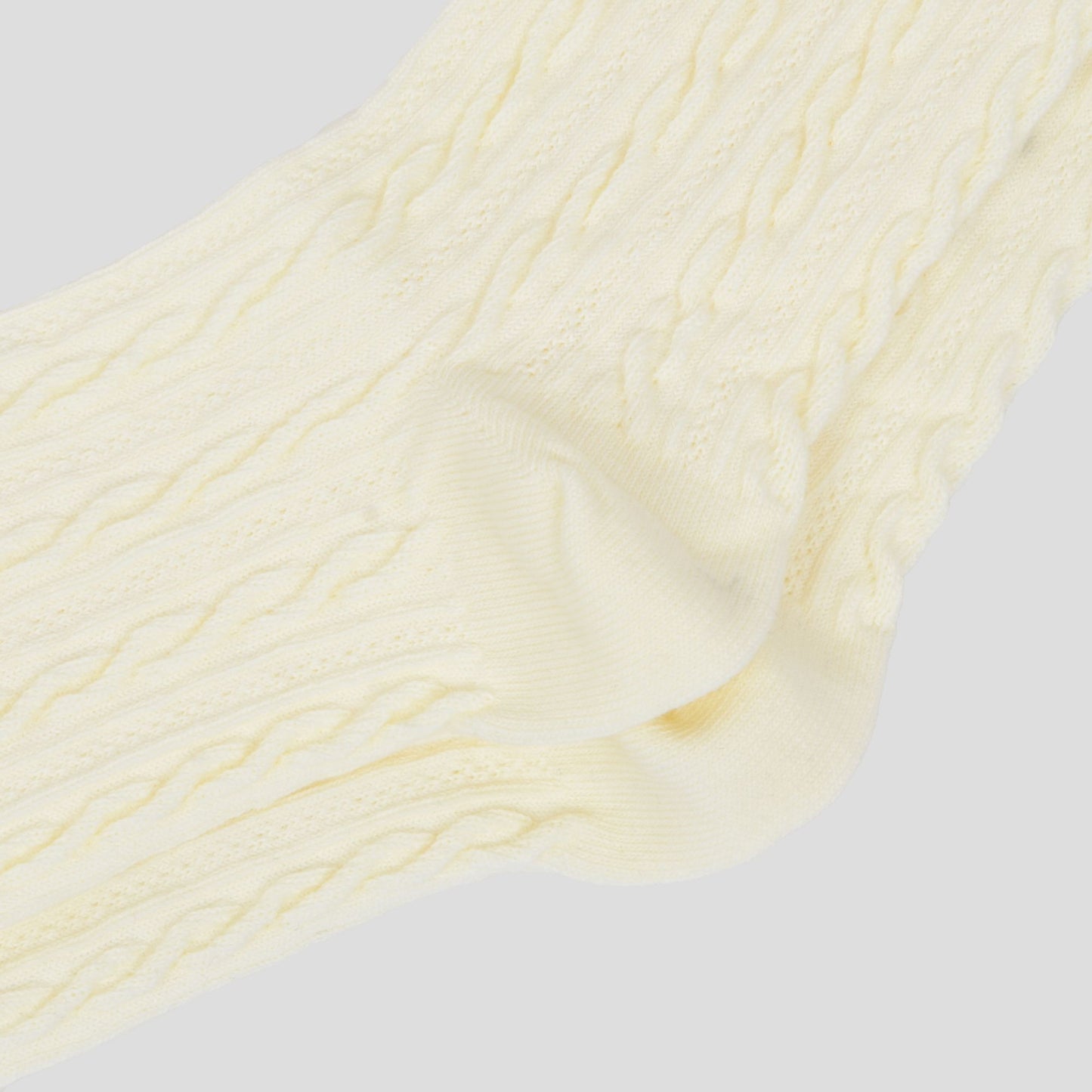 Classic Crew Socks Cable-Knit Cotton for Casual Stability and Comfort 2 Pairs