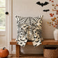 Halloween Throw Pillow Cover with Decorative Bow 18 x 18 Inch